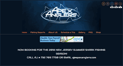 Desktop Screenshot of apexanglers.com